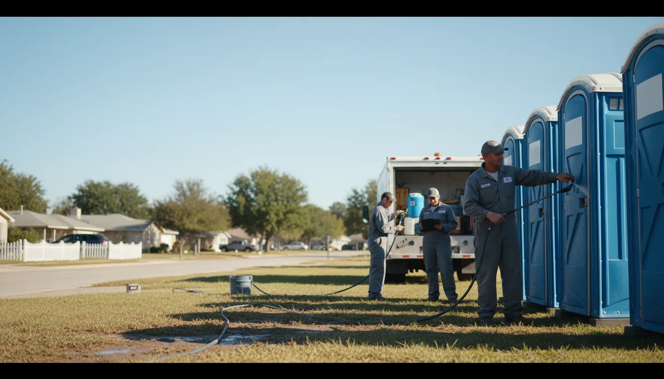 Long-Term Portable Toilet Rental in Weston, OH near me